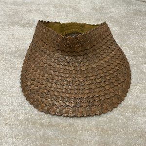 LainSnow Tan Visor - Adult